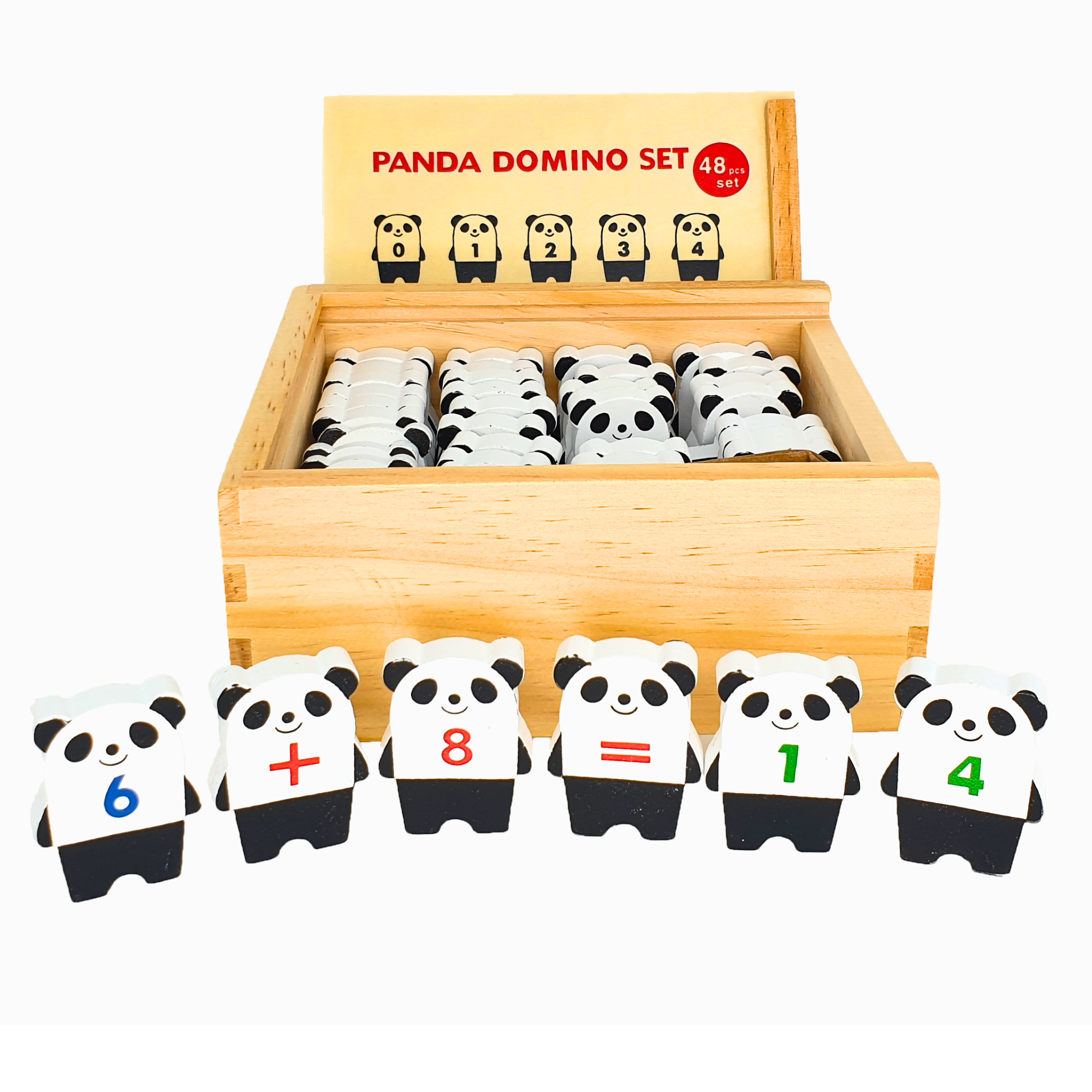 Panda Domino Number Set