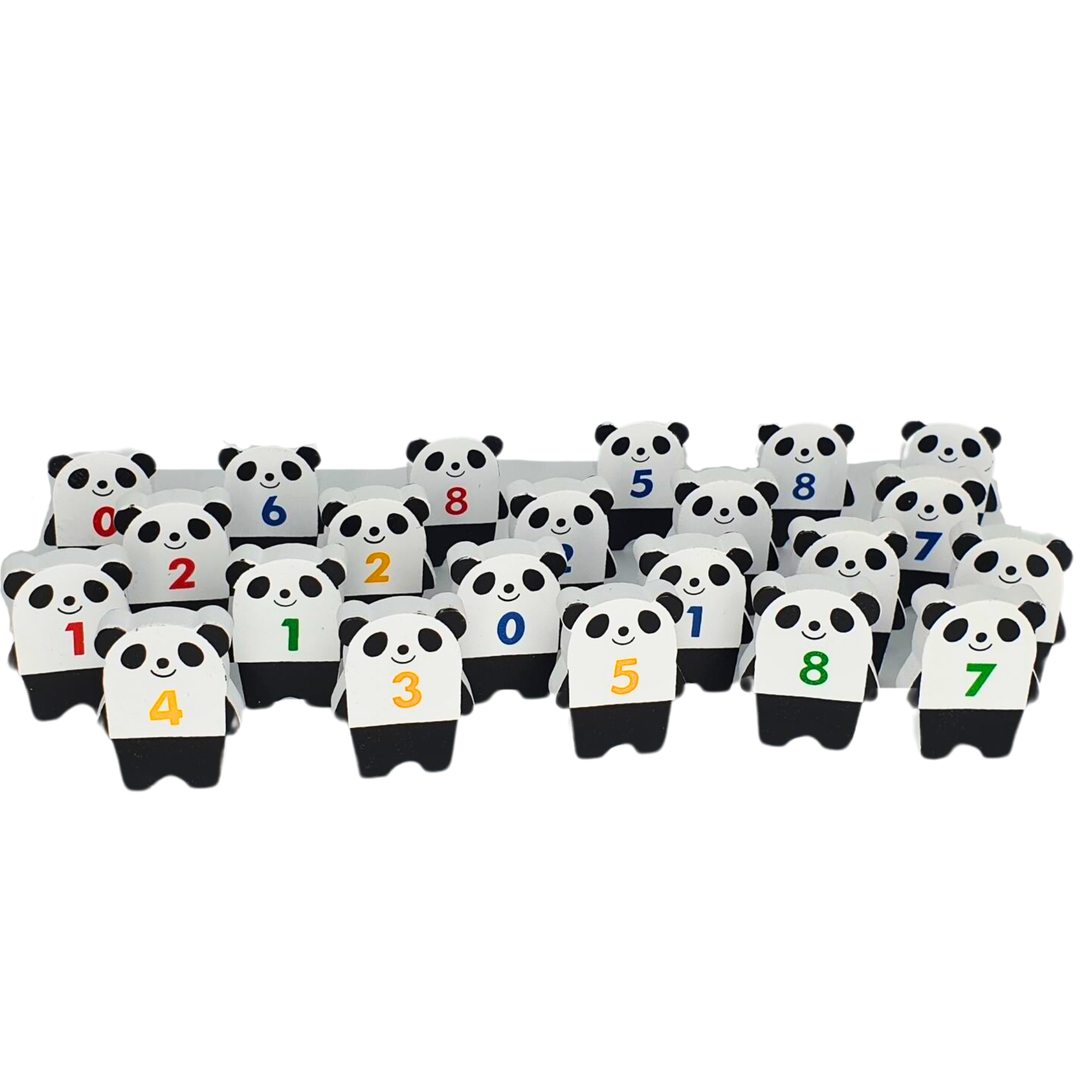 Panda Domino Number Set