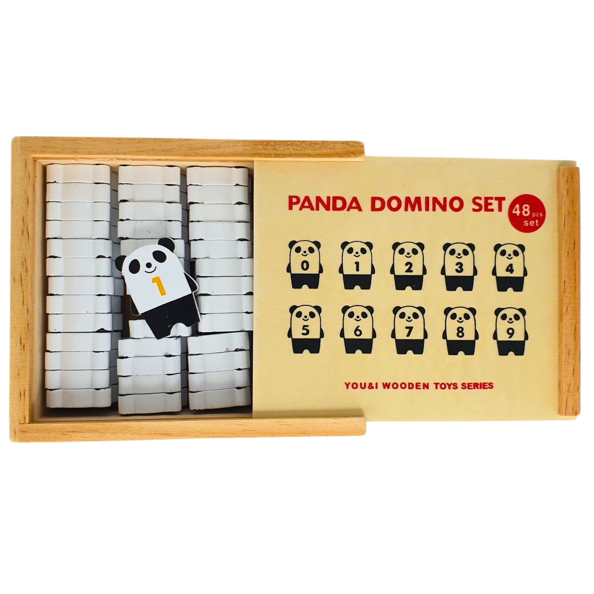 Panda Domino Number Set