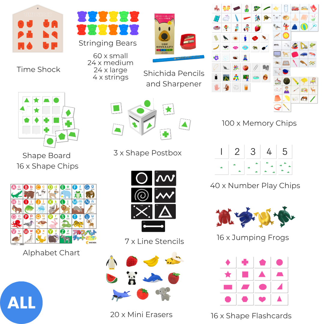 Shichida Discovery Toy Set for 2-3 years old