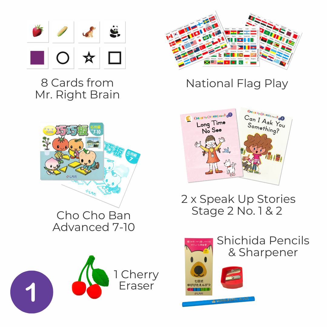 Shichida Discovery Toy + Book Set for 5+ years old